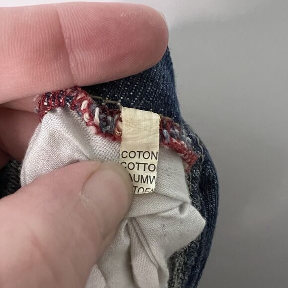 Zara D1975 Straight Leg Jeans Women's  Distressed Ankle Length Size 4 Relaxed - Picture 8 of 9